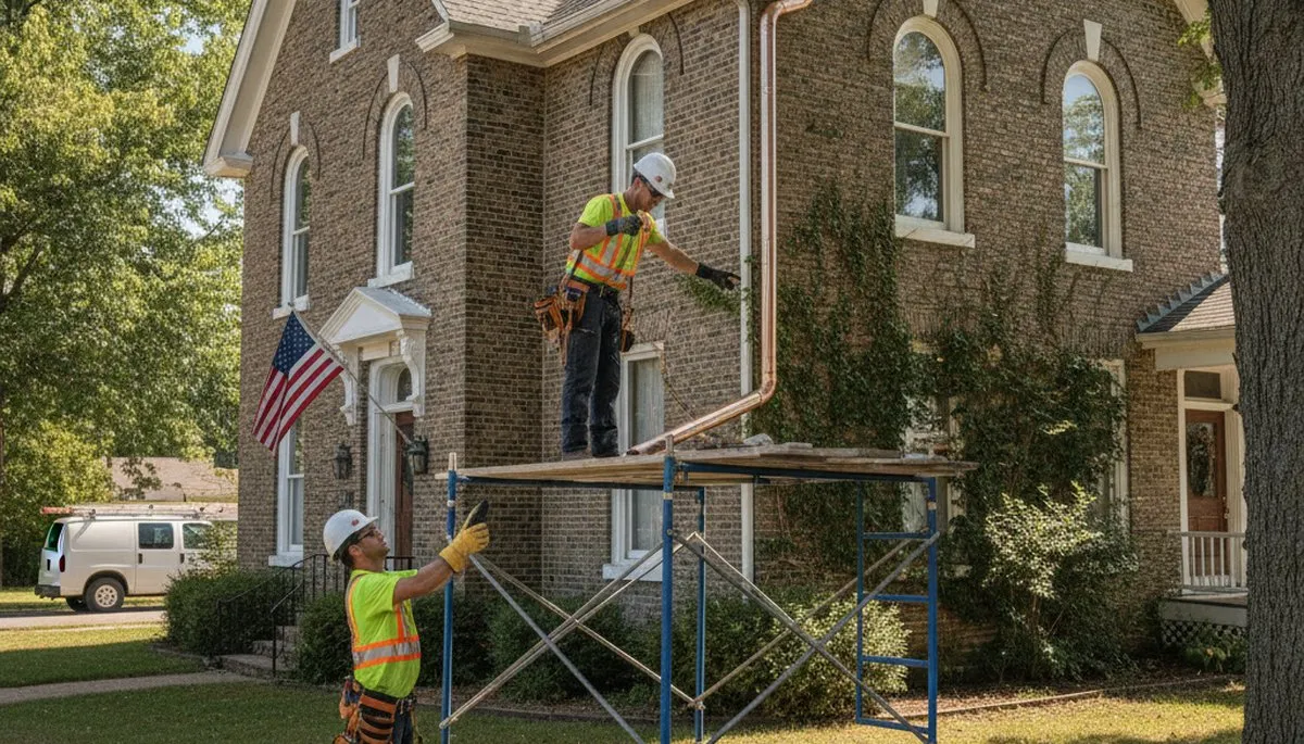 Bloomington, IN plumber repairing plumbing fixtures for local home and business service