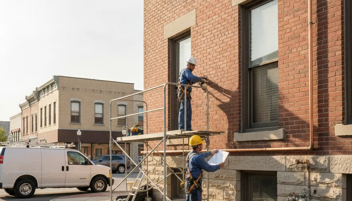 Bloomington, IN plumber repairing a sink leak for residential plumbing service